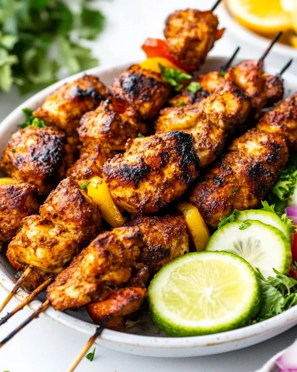 Classic Air Fryer Chicken Shawarma Skewers image