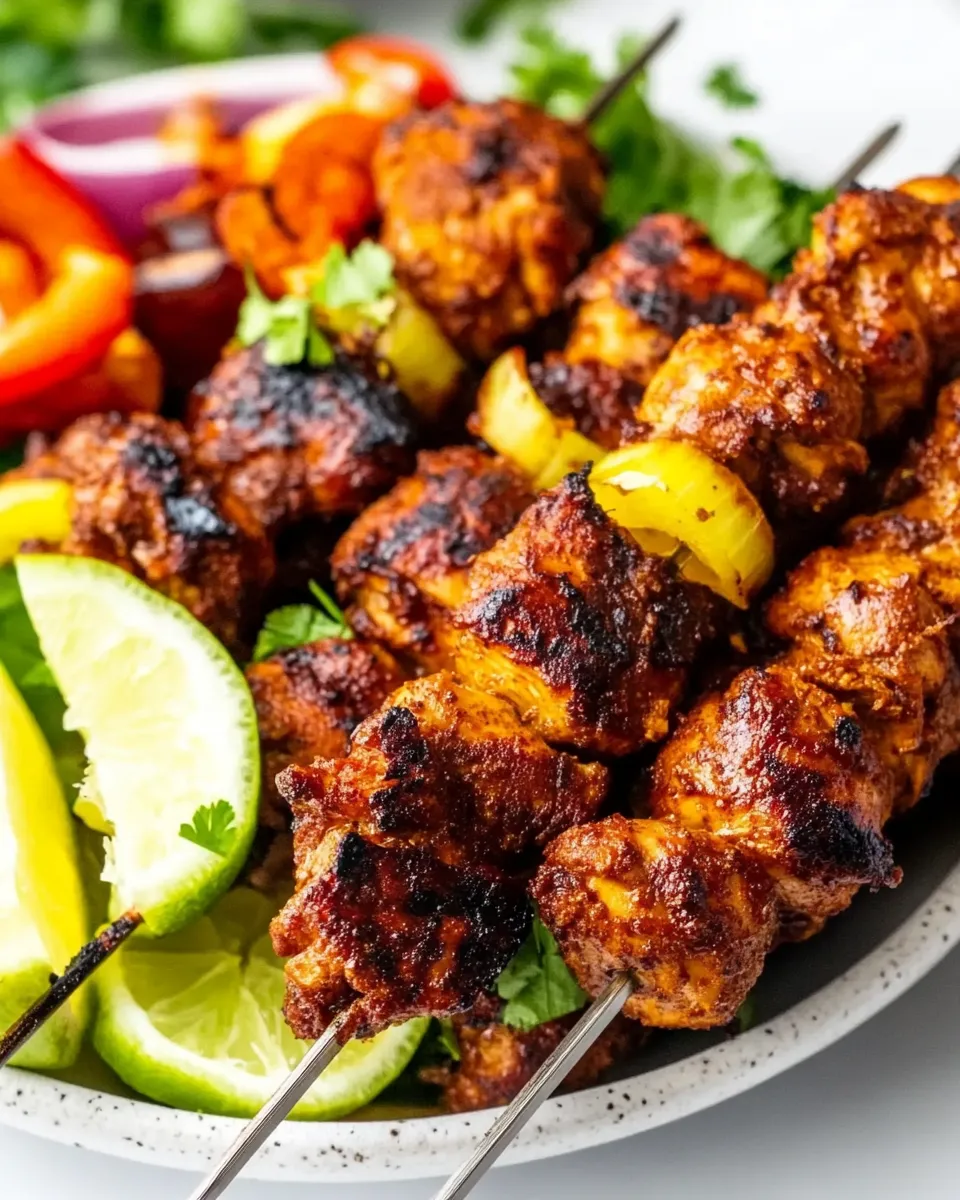 Easy Air Fryer Chicken Shawarma Skewers picture