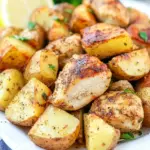 Homemade Air Fryer Chicken and Potatoes image
