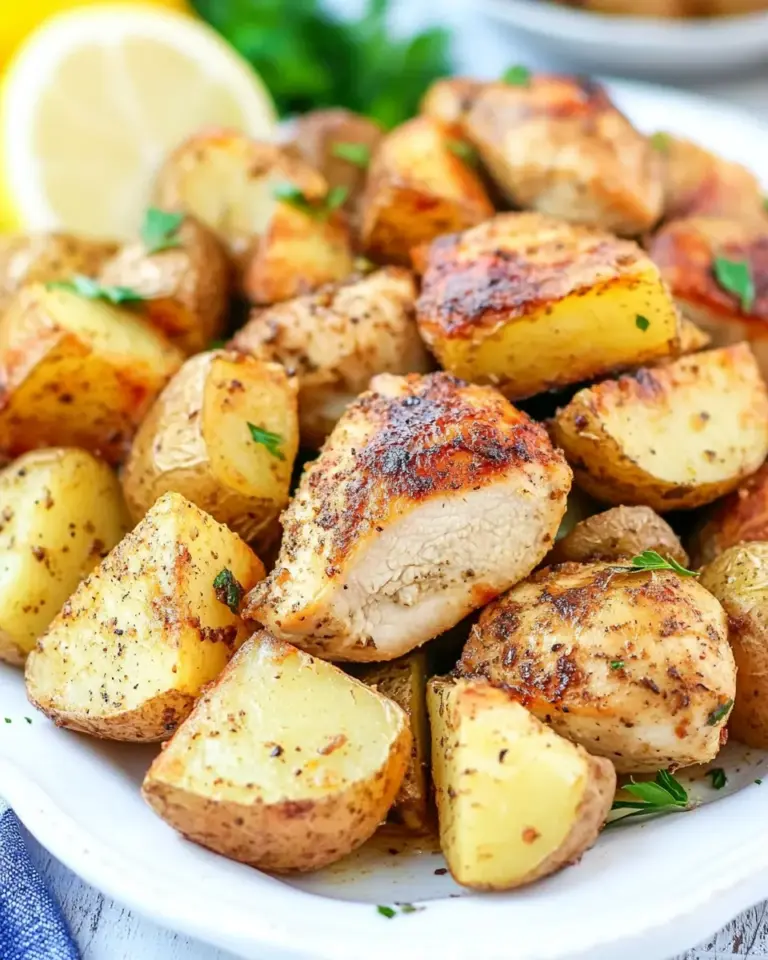 Homemade Air Fryer Chicken and Potatoes image
