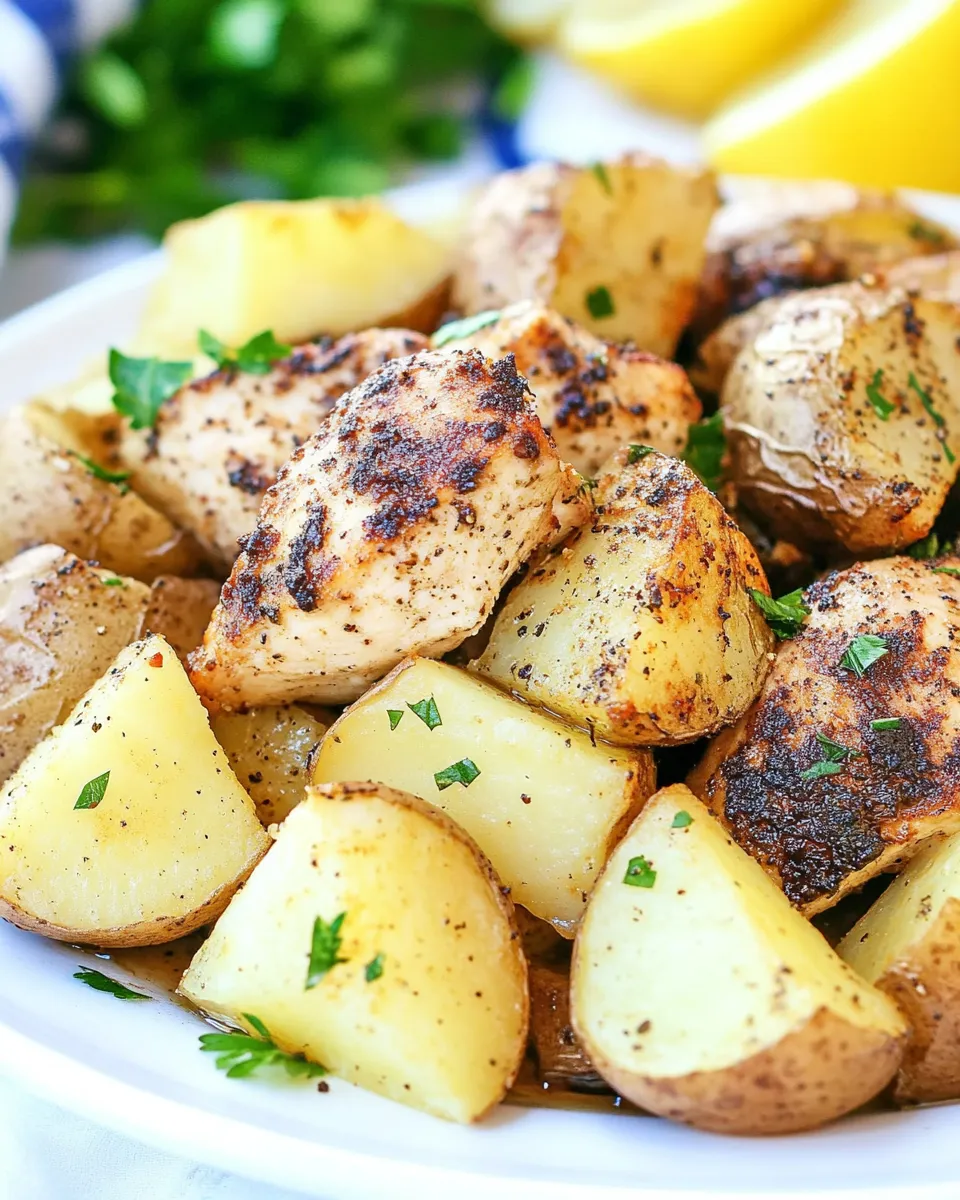 Delicious Air Fryer Chicken and Potatoes picture