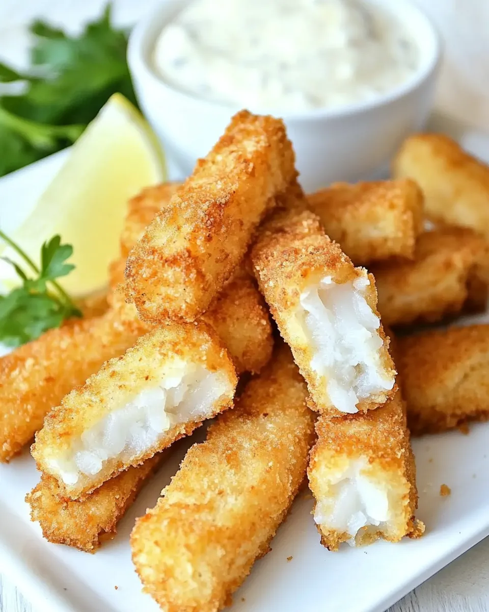 Homemade Air Fryer Frozen Fish Sticks photo