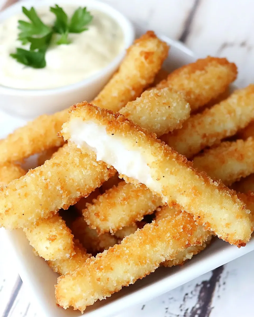 Delicious Air Fryer Frozen Fish Sticks shot