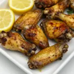 Homemade Air Fryer Lemon Pepper Chicken Wings photo