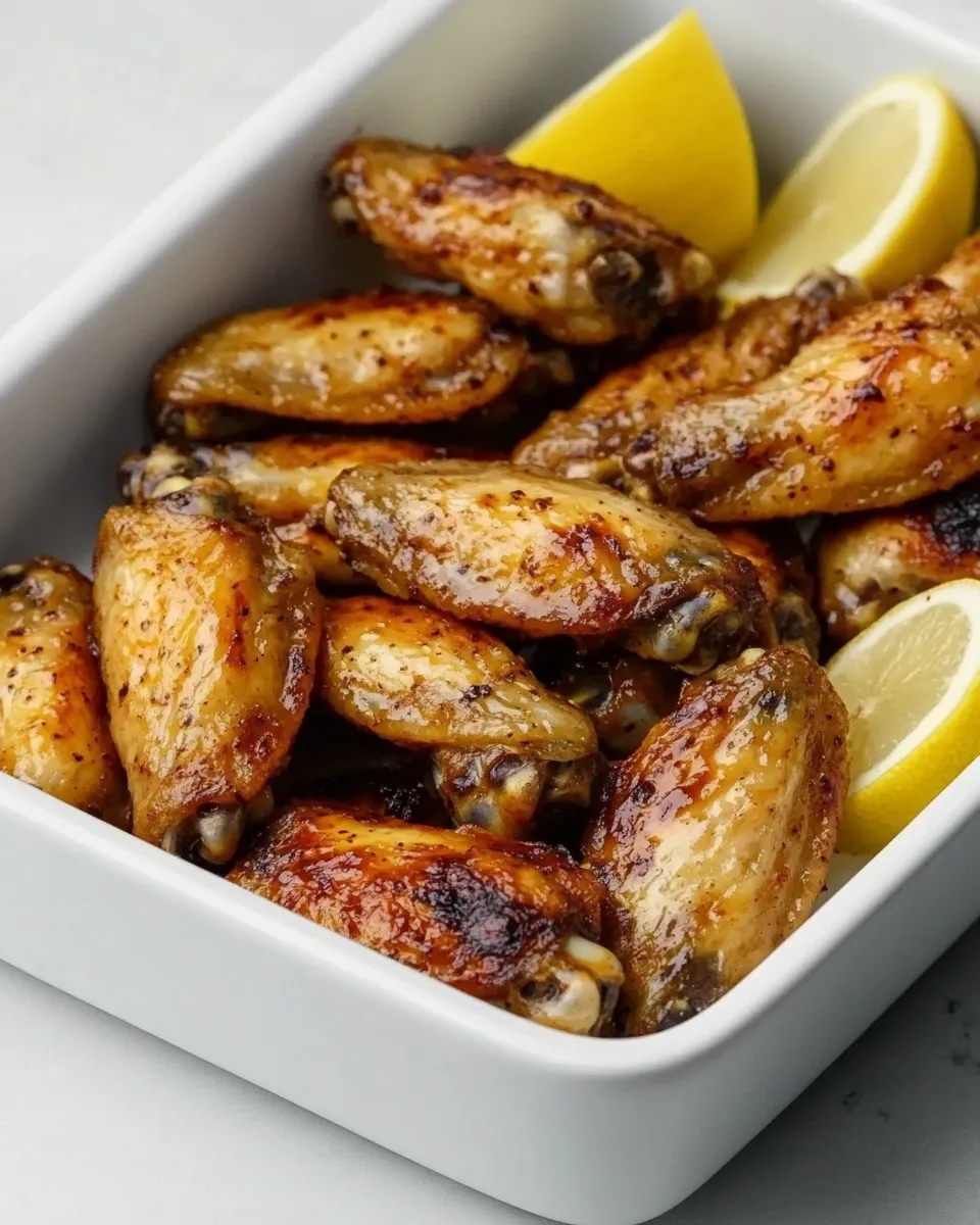 Classic Air Fryer Lemon Pepper Chicken Wings image