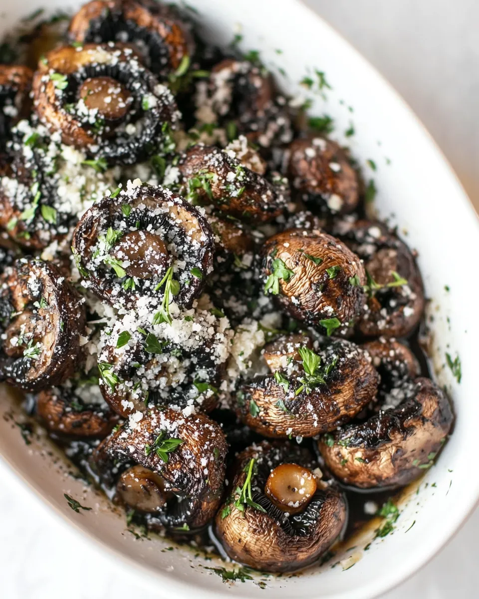 Delicious Air Fryer Mushrooms (15 Mins) image
