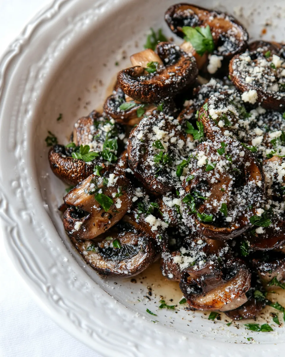 Best Air Fryer Mushrooms (15 Mins) shot