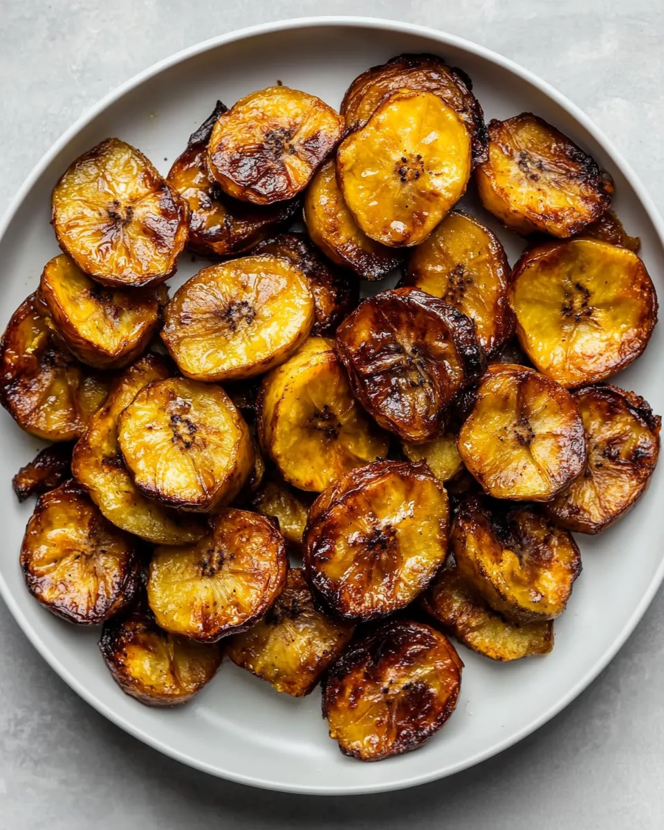Delicious Air Fryer Plantains shot