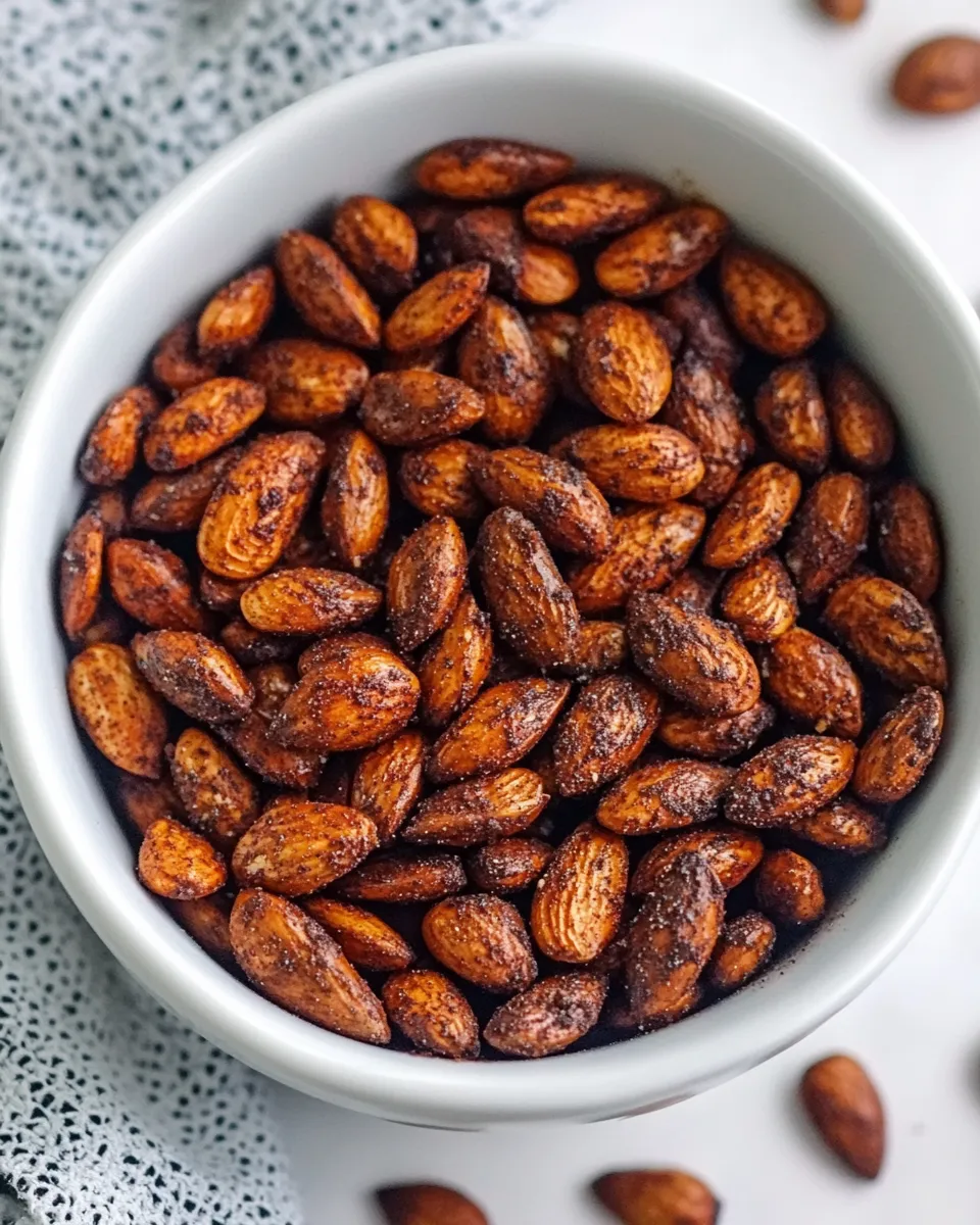 Delicious Air Fryer Roasted Almonds shot