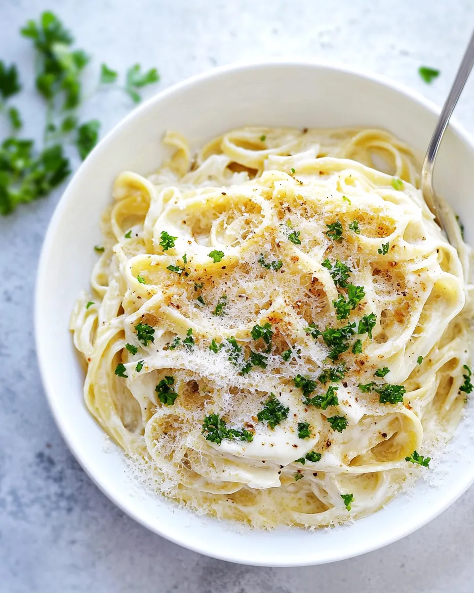 Easy Alfredo Sauce without Heavy Cream picture