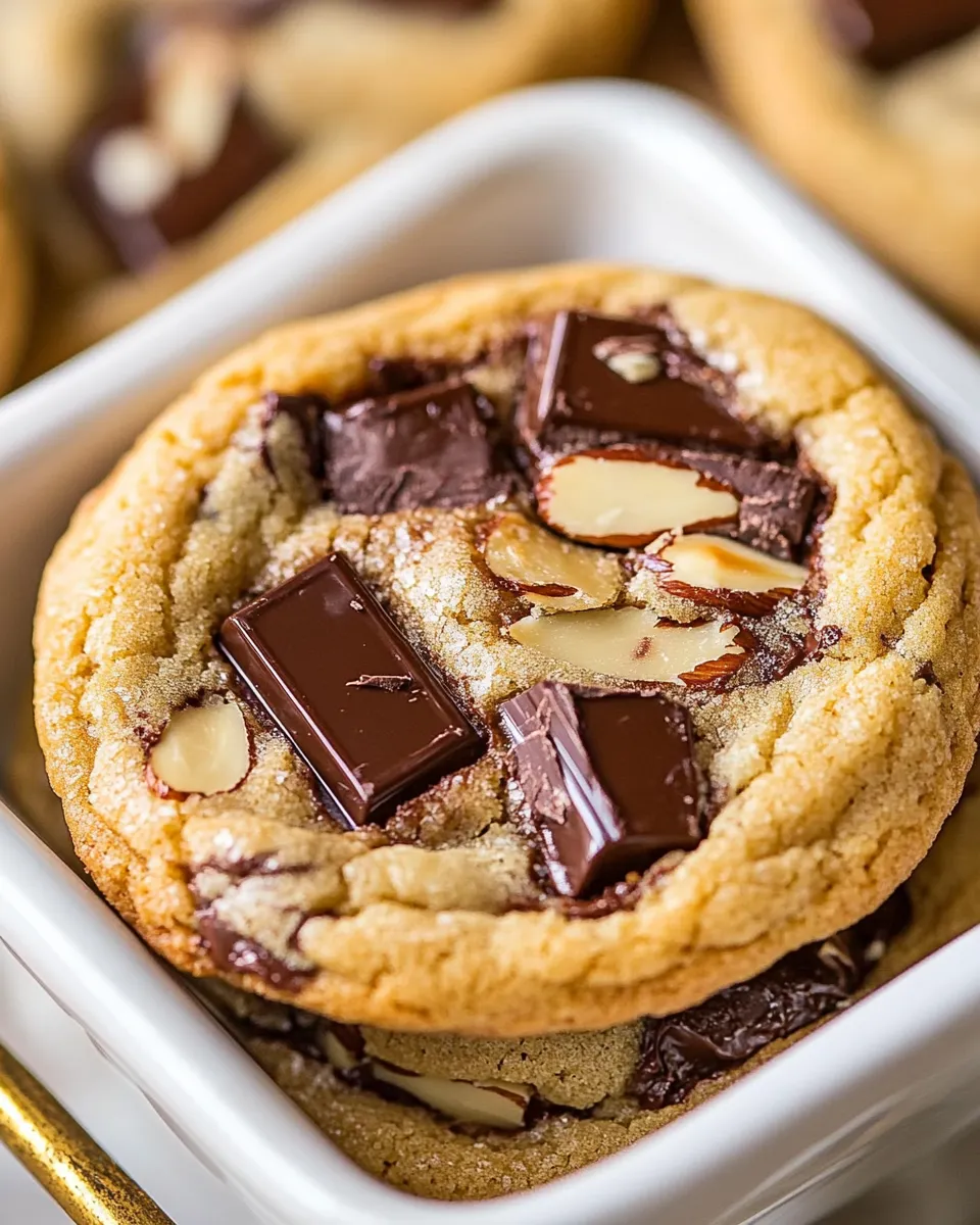Easy Almond Amaretto Chocolate Chunk Cookies picture