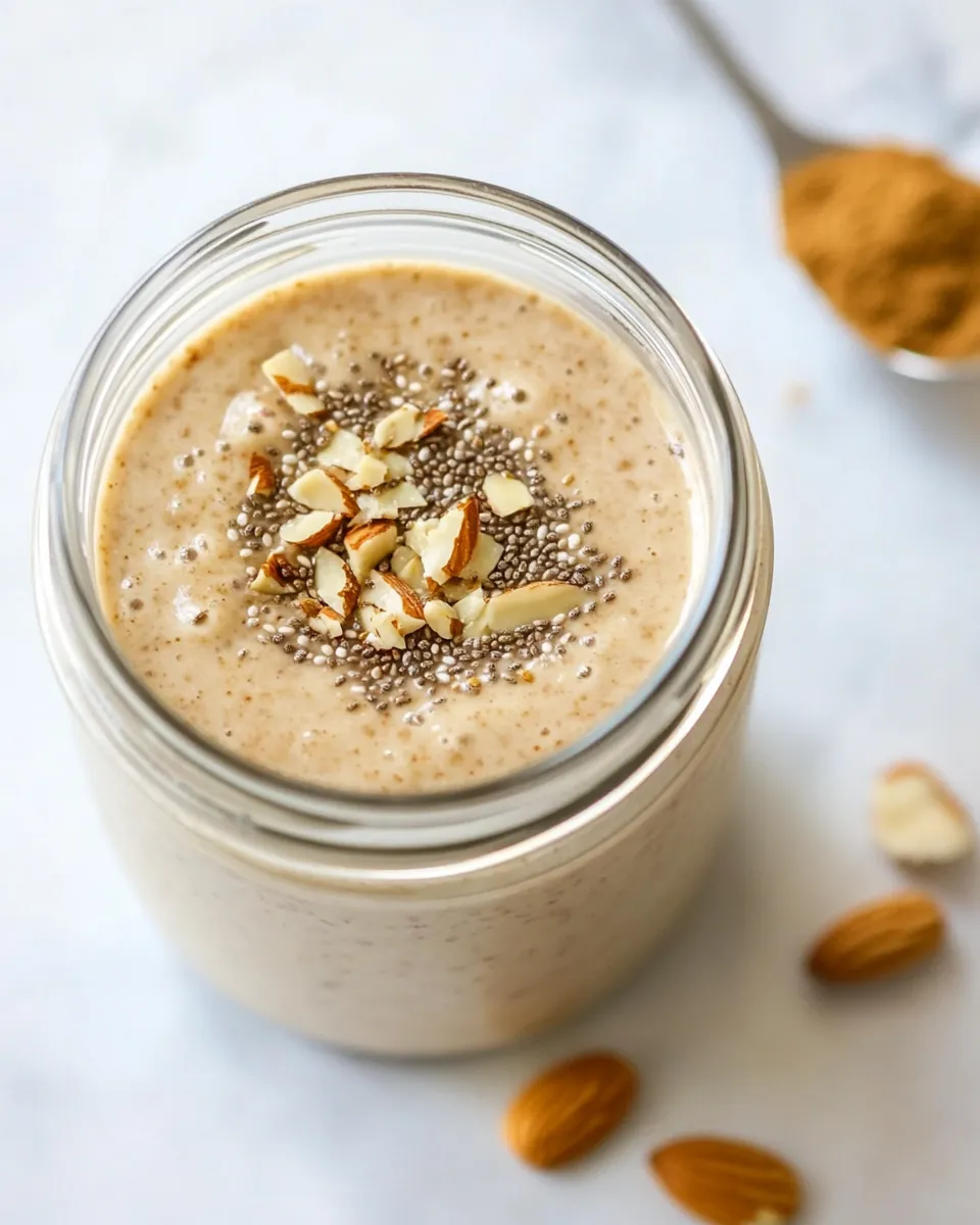 Homemade Almond Butter Chia Smoothie picture