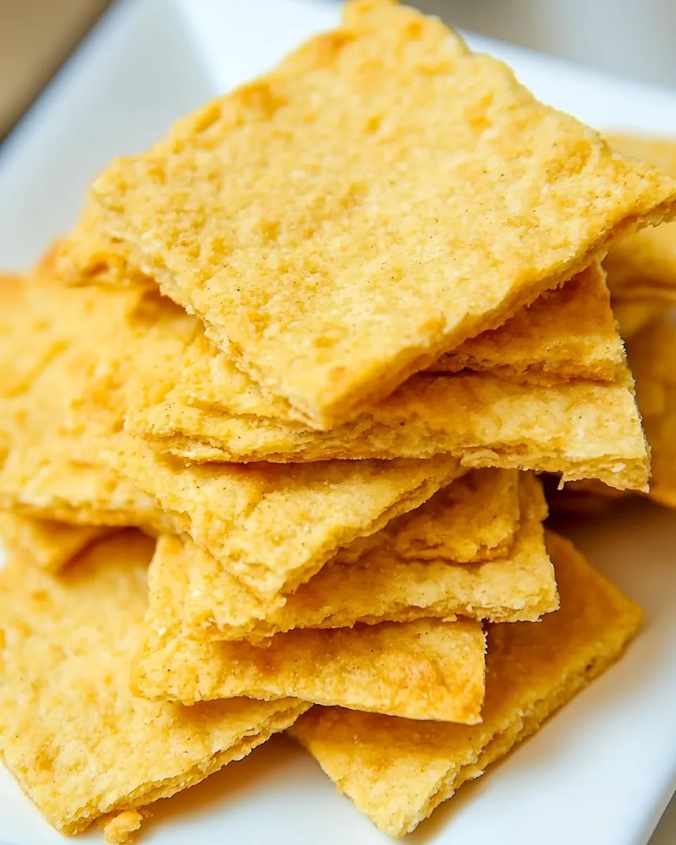 Easy Almond Flour Cheese Crackers picture