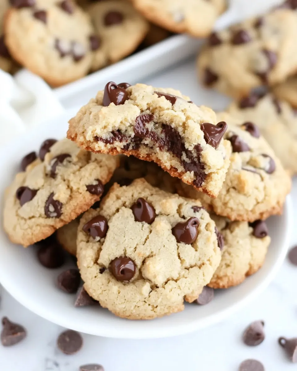 Classic Almond Flour Chocolate Chip Cookies Recipe photo