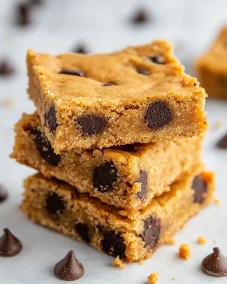 Homemade Almond Flour Peanut Butter Bars photo