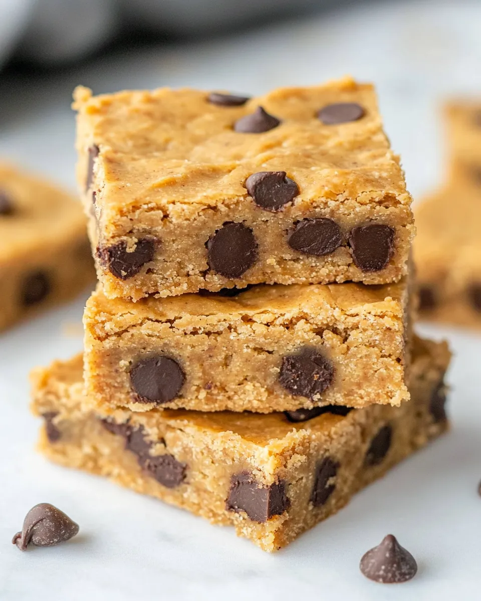 Classic Almond Flour Peanut Butter Bars image