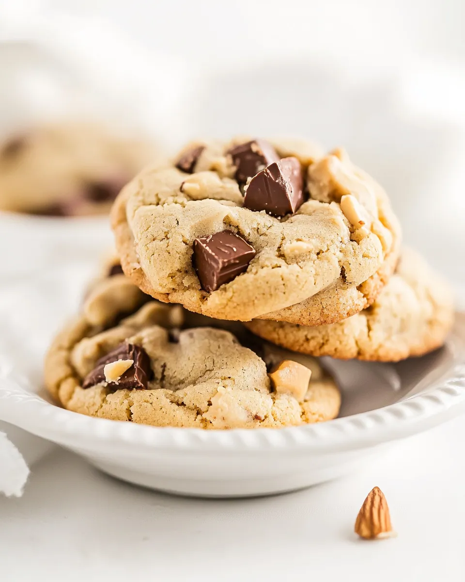 Easy Almond Toffee Chocolate Chunk Cookies recipe photo