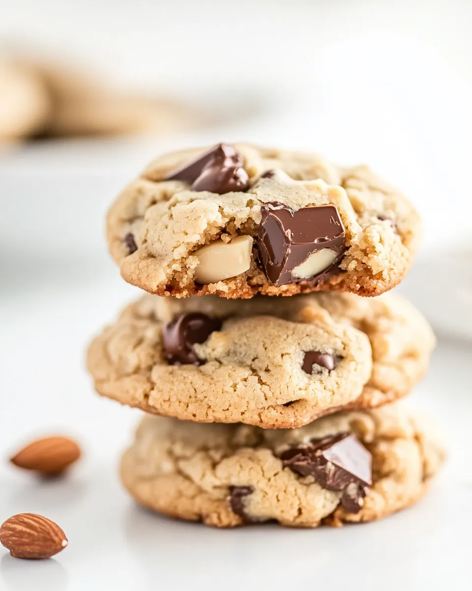 Delicious Almond Toffee Chocolate Chunk Cookies shot