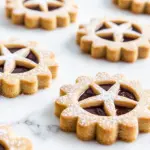 Homemade Ampersandwich Cookies (Peanut Linzer Cookies with Strawberry Chocolate Ganache) photo