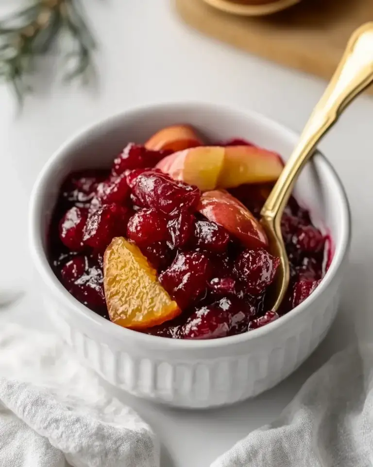Homemade Apple-Orange Cranberry Sauce recipe image