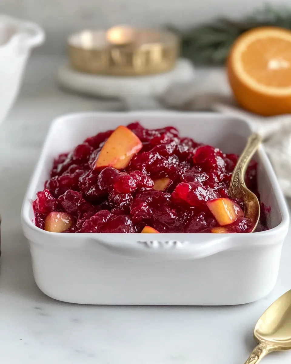 Classic Apple-Orange Cranberry Sauce photo