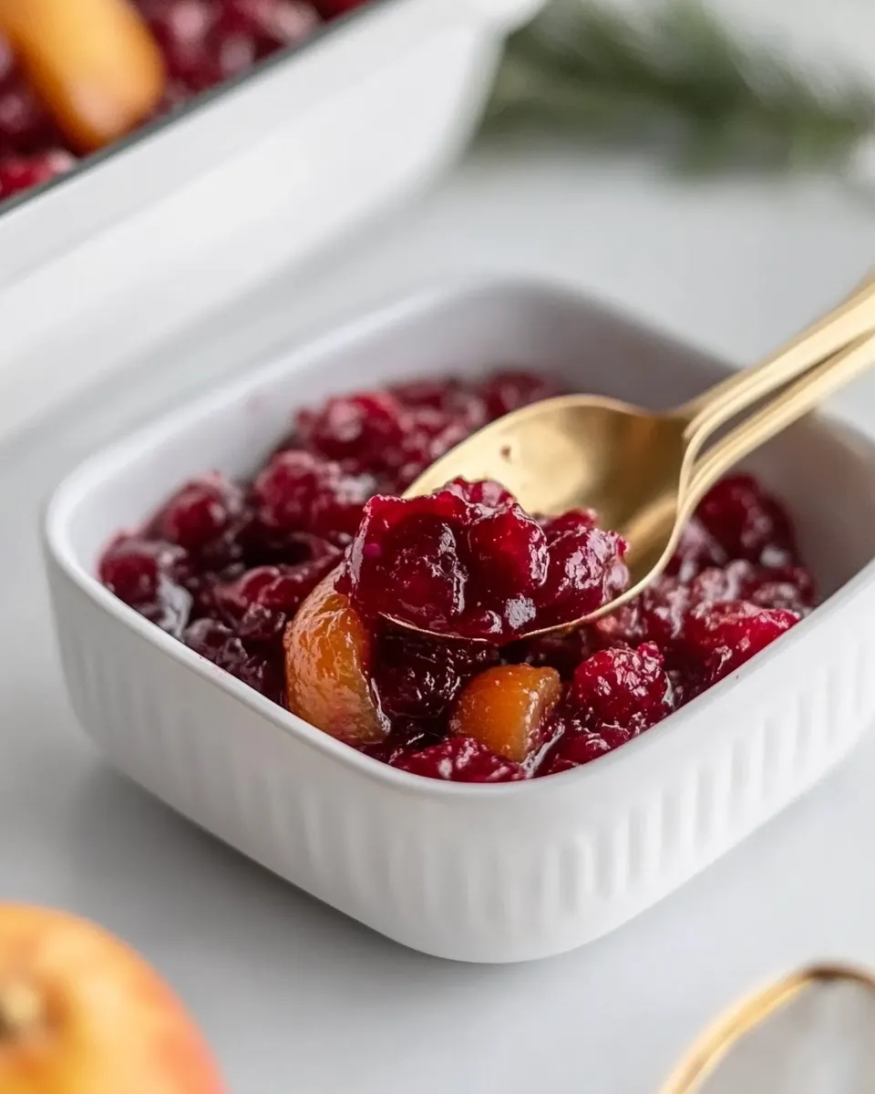 Delicious Apple-Orange Cranberry Sauce dish photo