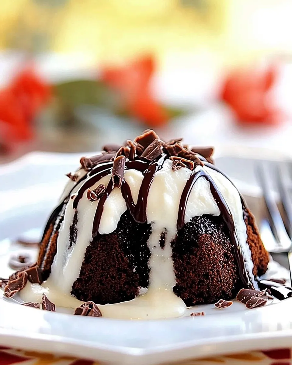 Delicious Applebees Triple Chocolate Meltdown shot