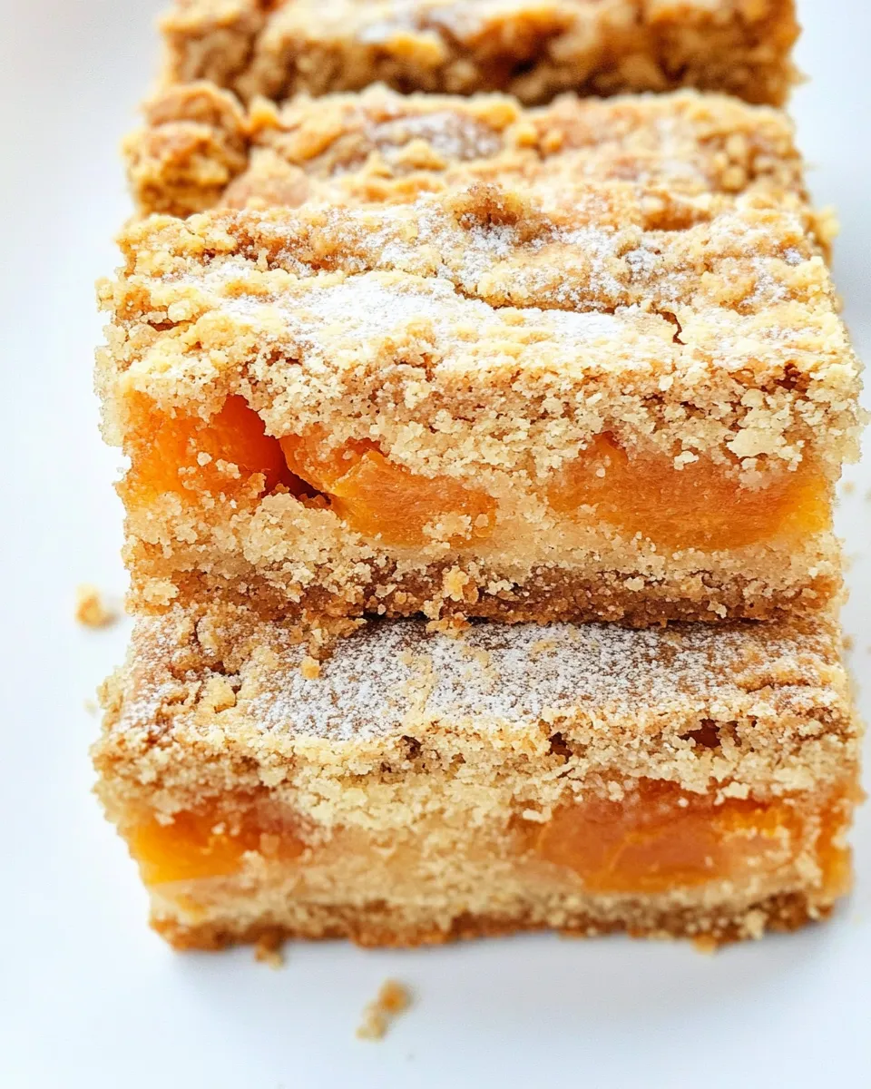 Easy Apricot Bars recipe photo
