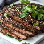 Homemade Asian Grilled Flank Steak Recipe photo