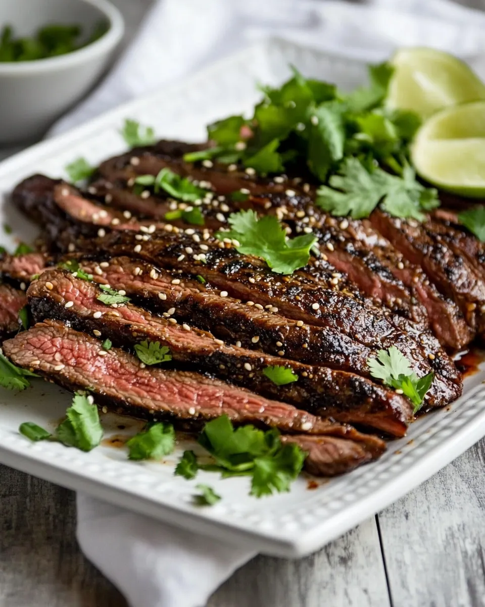 Easy Asian Grilled Flank Steak Recipe picture
