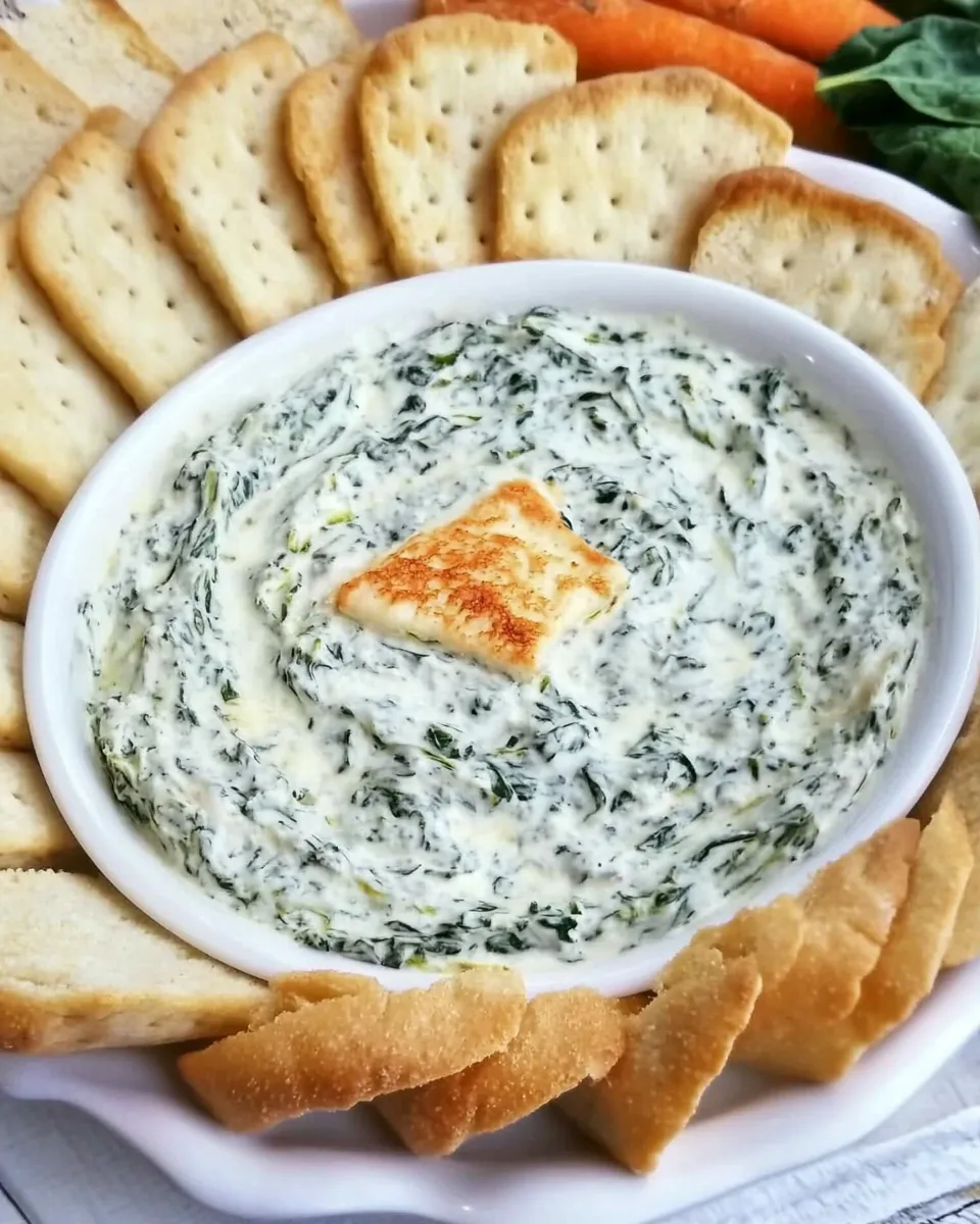 Easy Aunt Carols Spinach Dip recipe photo