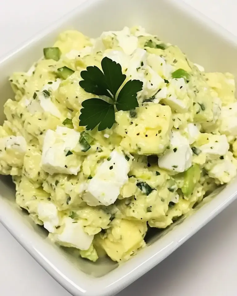 Homemade Avocado Egg Salad (with Cottage Cheese) photo