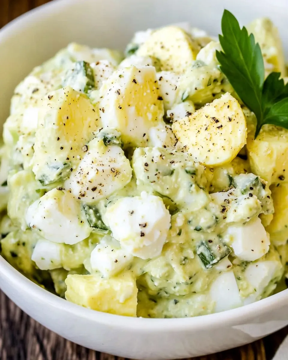 Classic Avocado Egg Salad (with Cottage Cheese) image