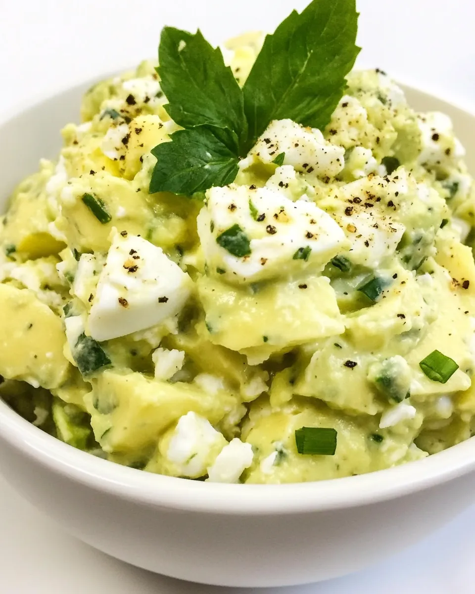 Easy Avocado Egg Salad (with Cottage Cheese) picture
