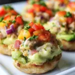 Homemade Avocado Tuna Melt Bites photo