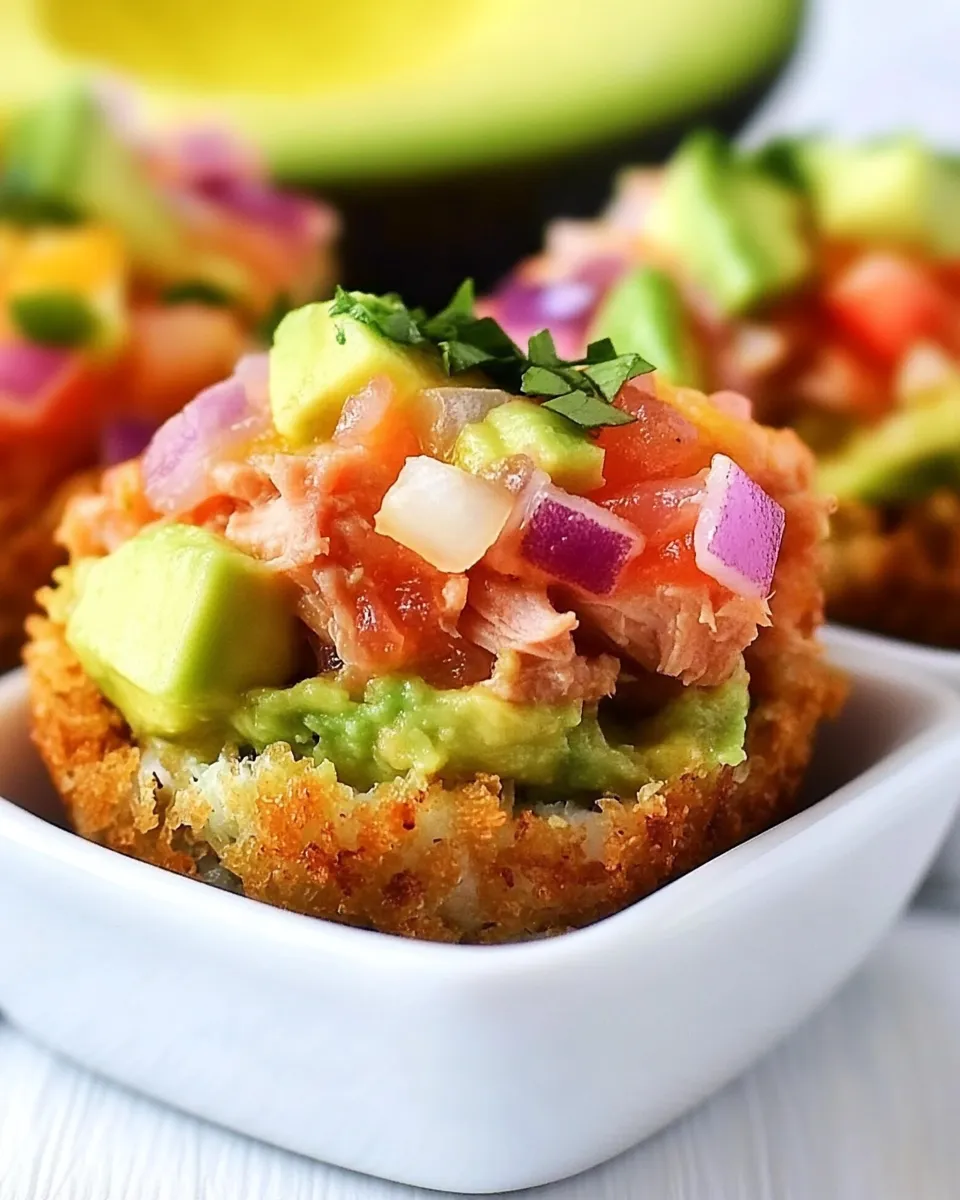 Classic Avocado Tuna Melt Bites image