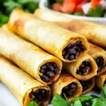 Homemade Baked Black Bean Taquitos photo