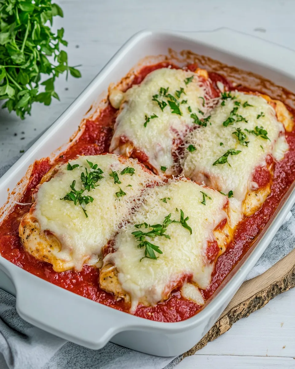 Classic Baked Chicken Parmesan Recipe image