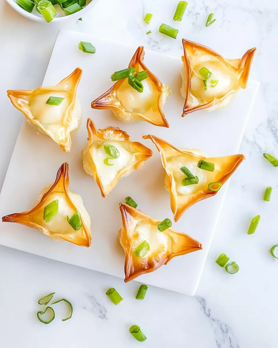 Delicious Baked Cream Cheese Rangoon image