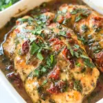 Homemade Baked Creamy Sun-Dried Tomato Chicken photo