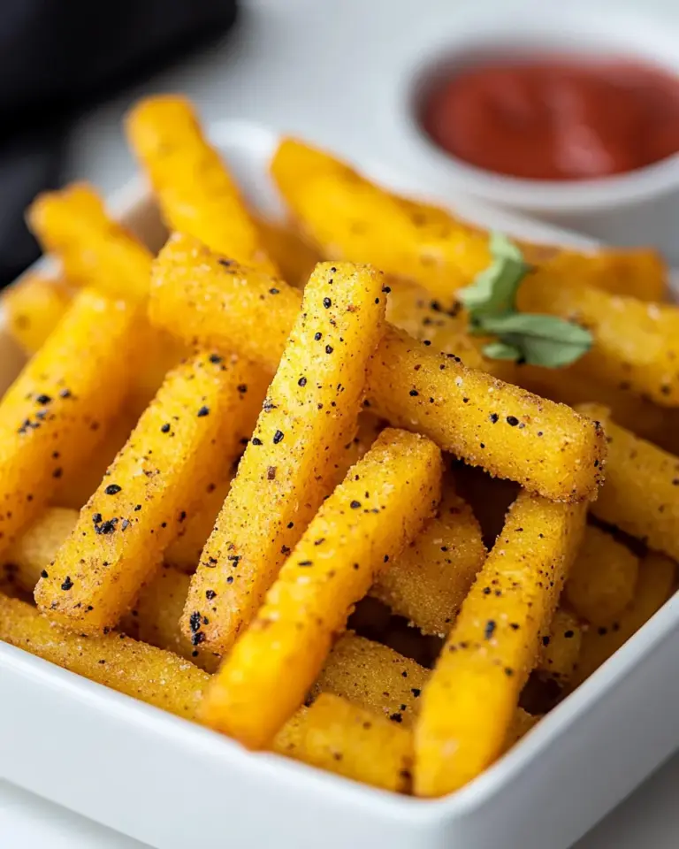 Homemade Baked Crispy Polenta Fries photo
