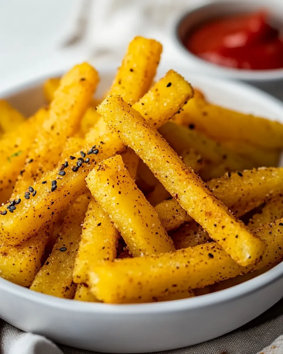 Classic Baked Crispy Polenta Fries image
