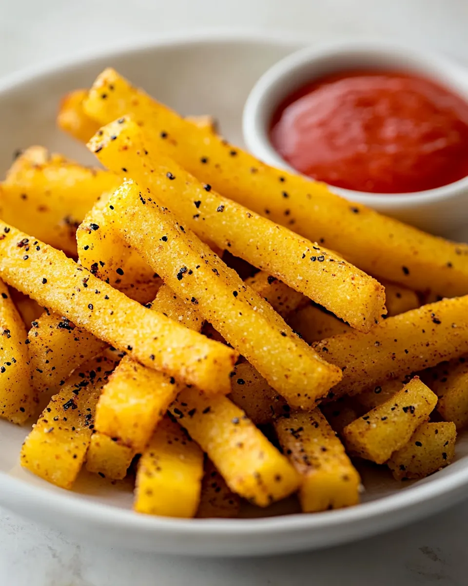 Easy Baked Crispy Polenta Fries picture