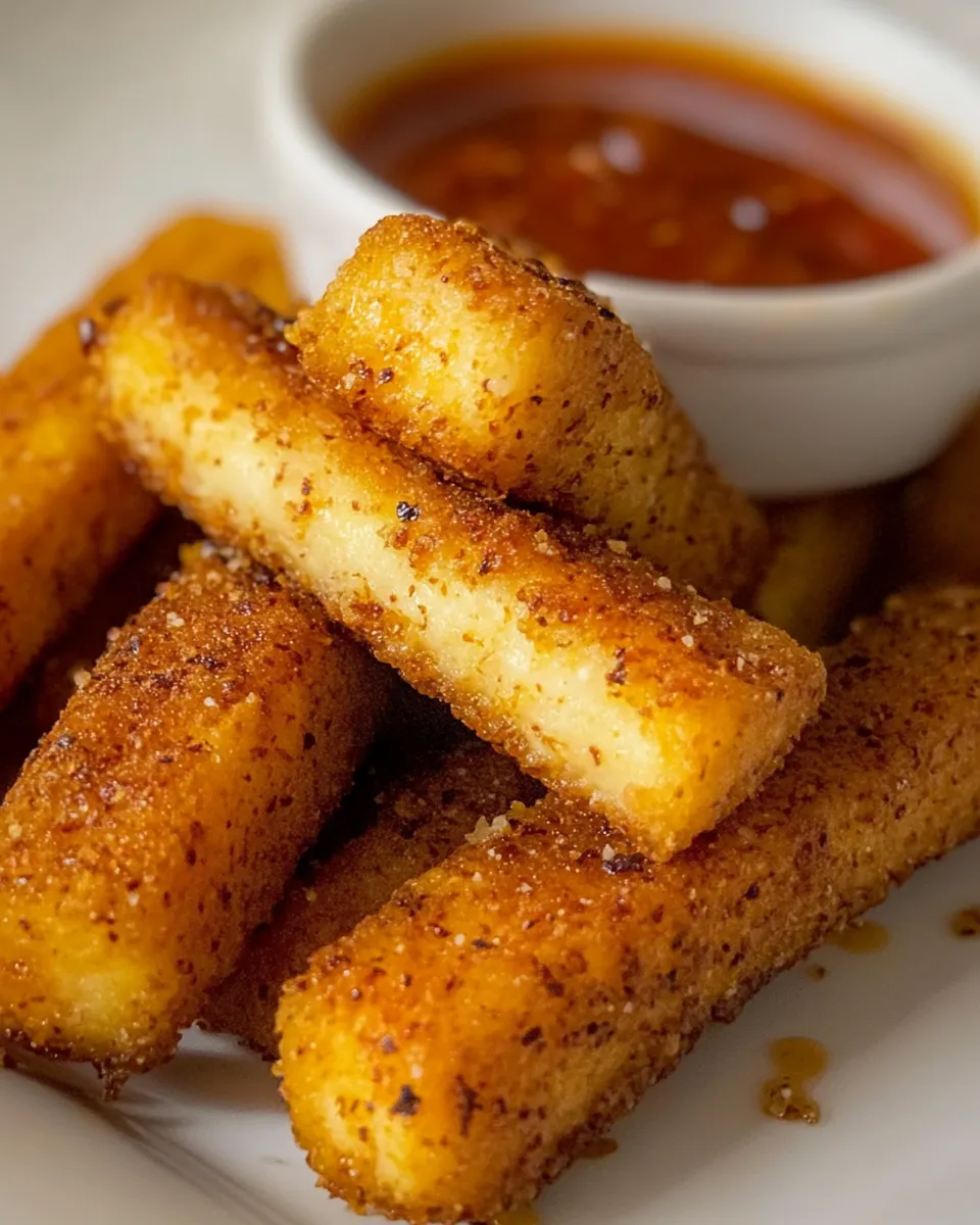 Easy Baked Feta Sticks with Hot Honey Dip recipe photo