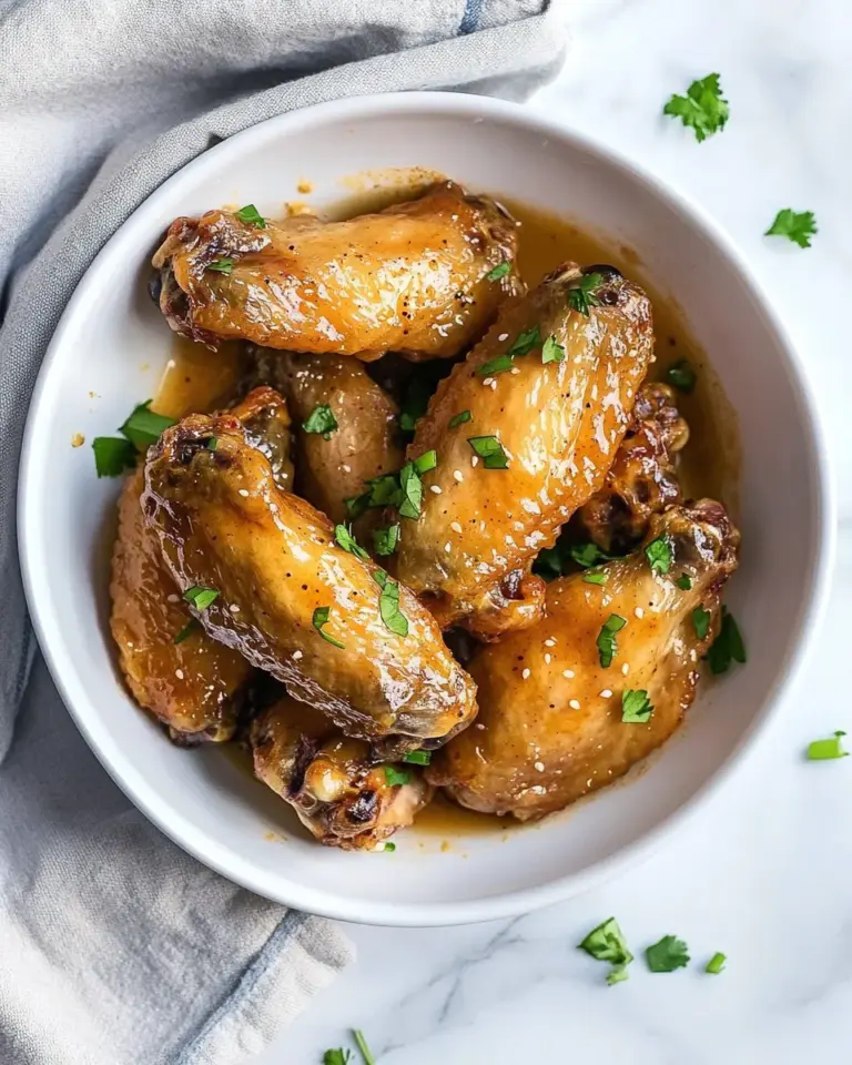 Easy Baked Honey Mustard Chicken Wings photo