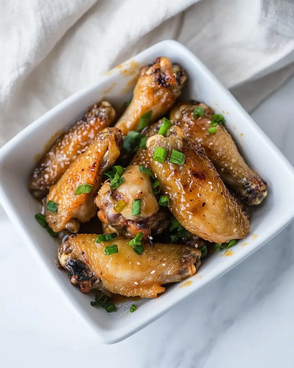 Delicious Baked Honey Mustard Chicken Wings image