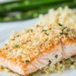Homemade Baked Parmesan Salmon photo