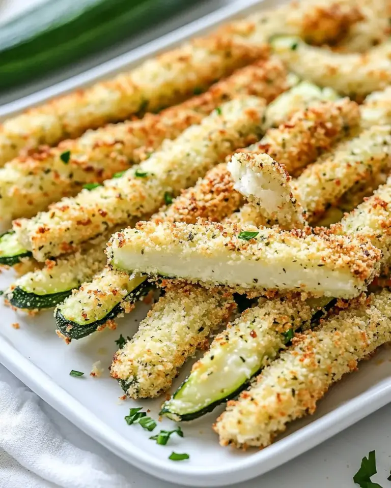 Homemade Baked Parmesan Zucchini Sticks photo