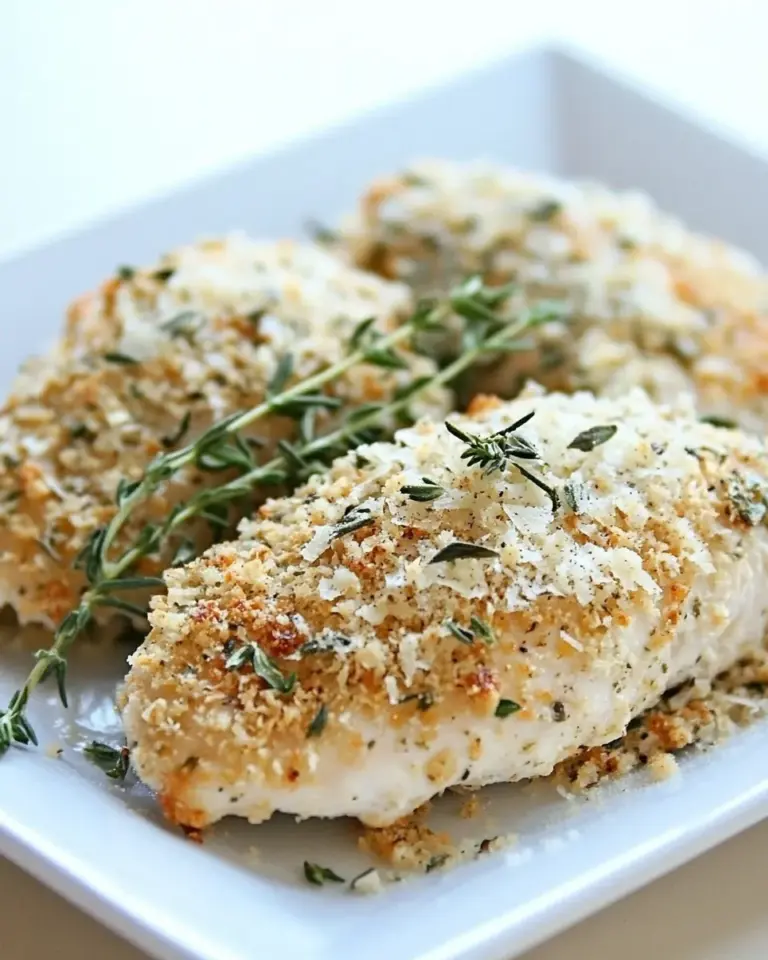 Homemade Baked Parmesan and Herb Chicken photo