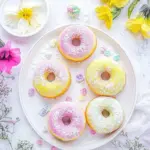 Homemade Baked Vanilla Donuts photo